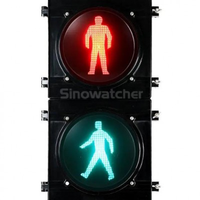 200mm High Flux Red and Green Pedestrian Crossing Light