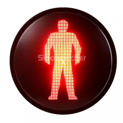 200mm High Flux Red Pedestrian Traffic Light Module