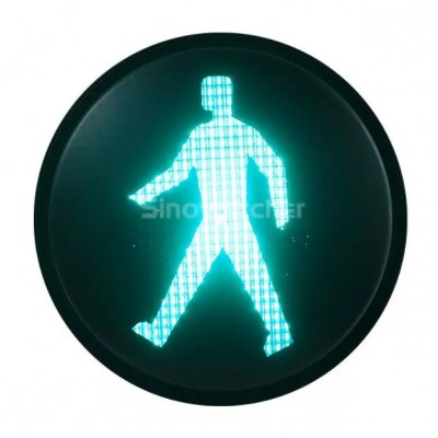 200mm High Flux Green Pedestrian Traffic Light Module