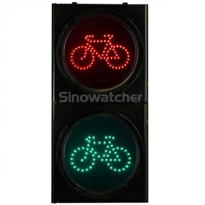 300mm Clear Lens RG Bicycle Traffic Signals